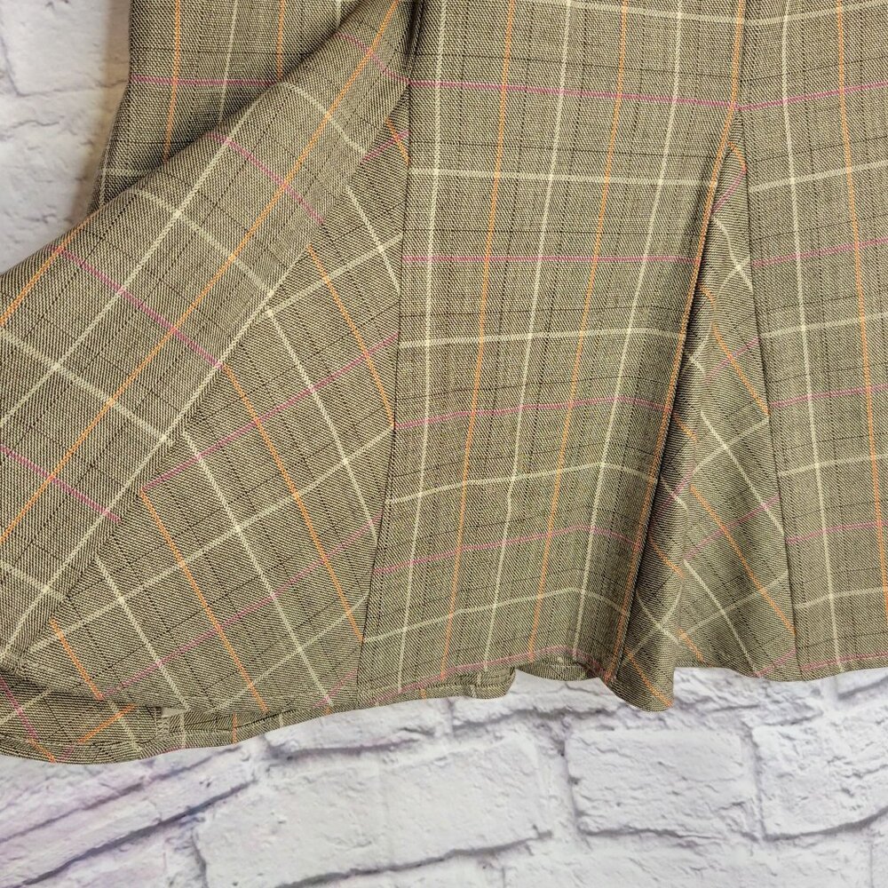 Vintage Austin Reed Women Suit Set Size 16 / XL Plaid Blazer Jacket & Skirt - Picture 11 of 16